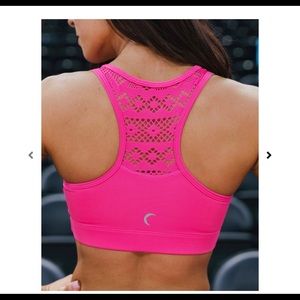 NWT ZYIA Pink Bomber Bra